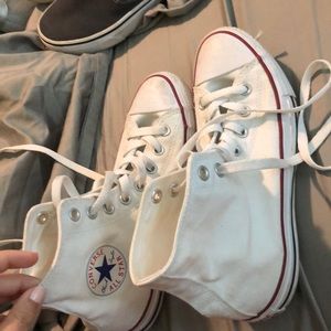 White high top converse
